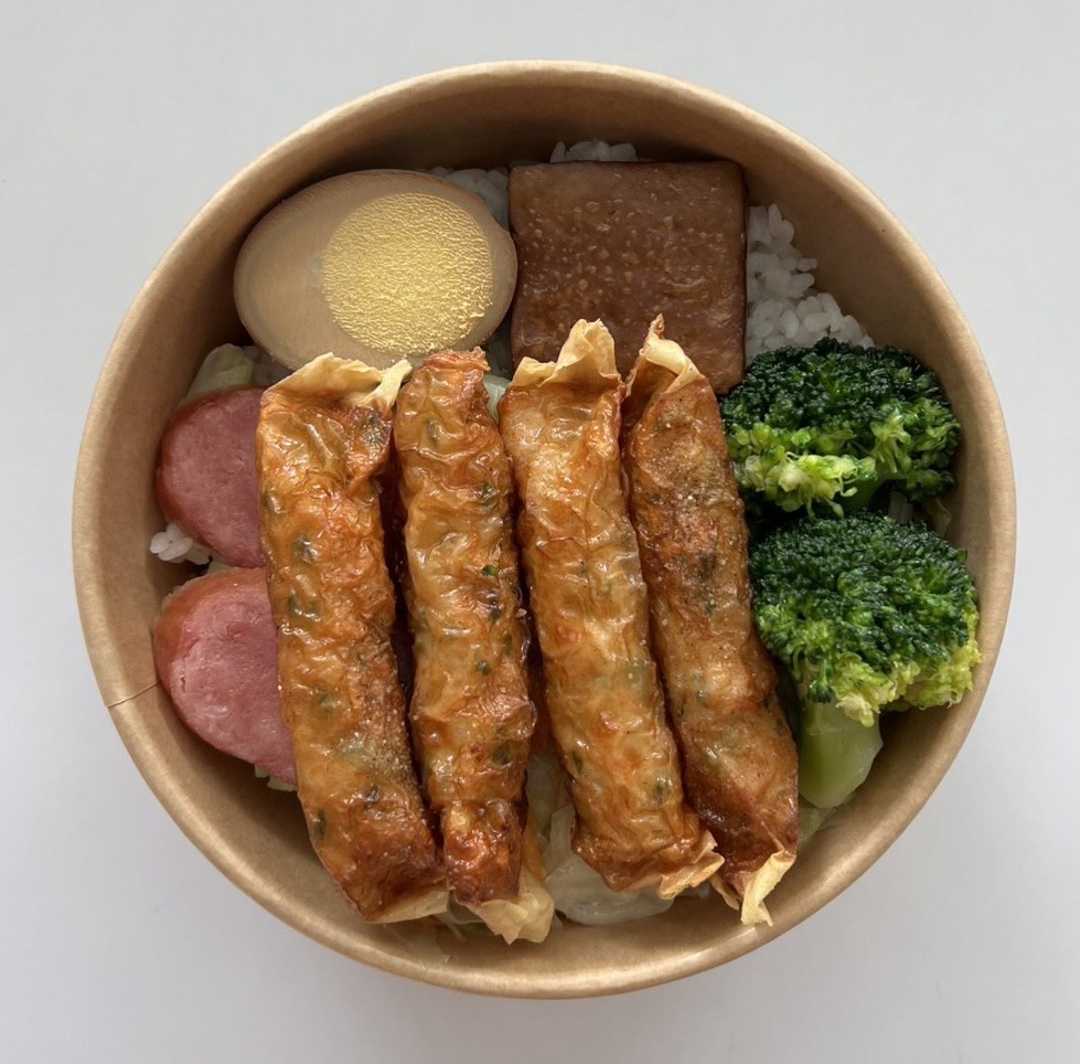 黃金蝦捲鐵路便當